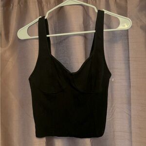 Crop Top American Eagle Black: Great for Layering or Partying! White Available